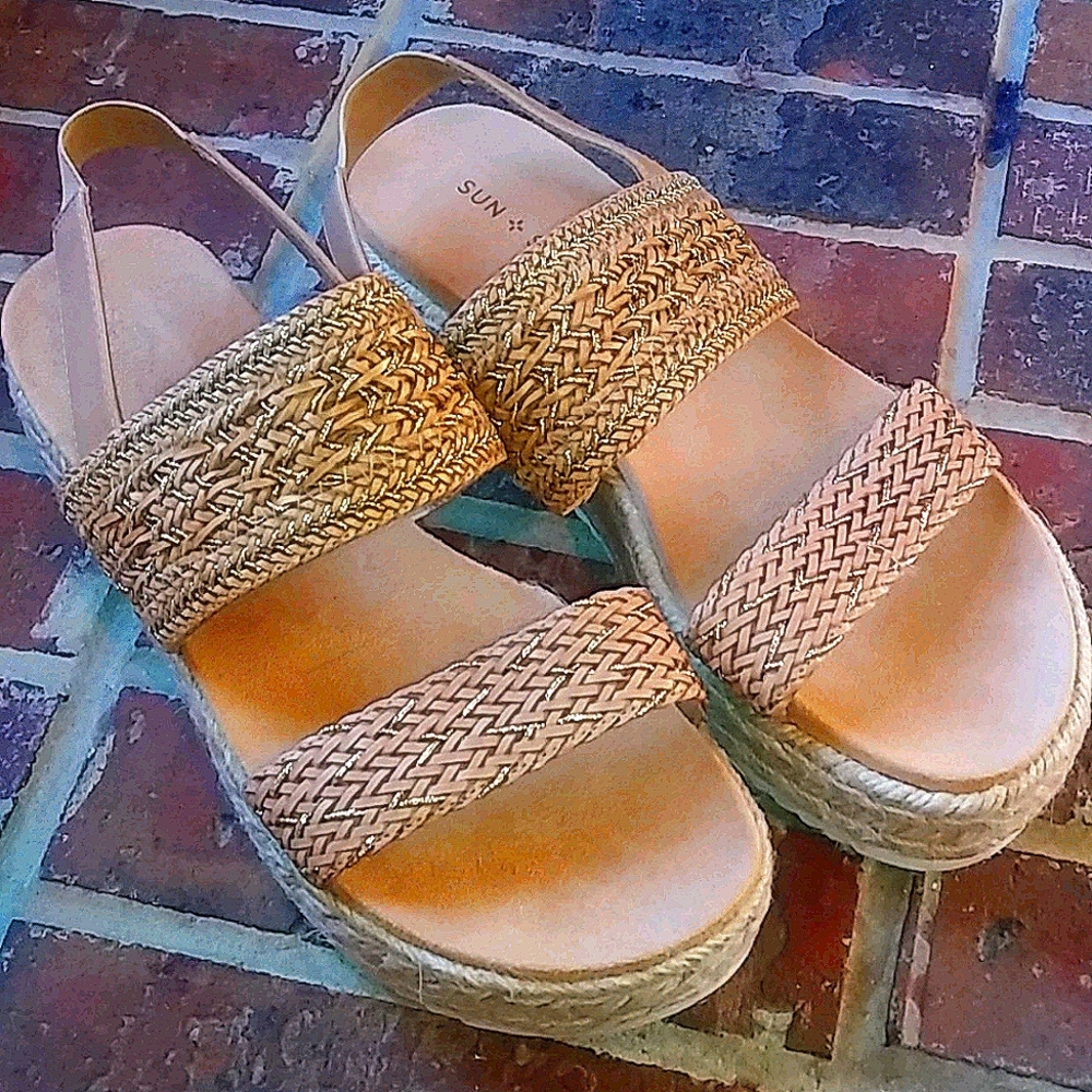Sun+Stone espadrille sandals